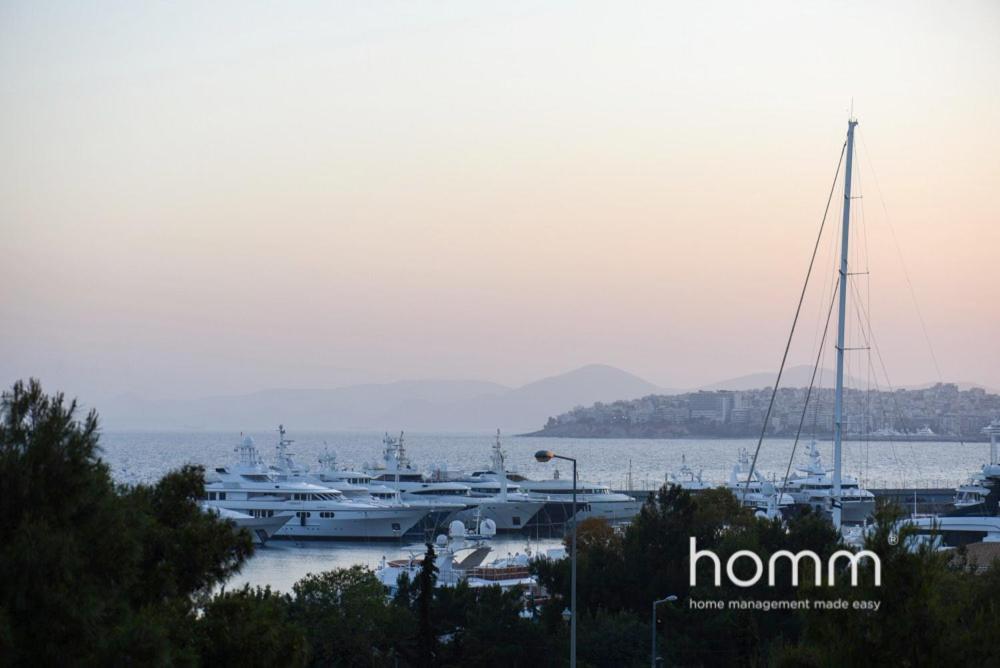 95M² Homm Spectacular Flisvos Marina Sea View Flat Athens Exterior photo