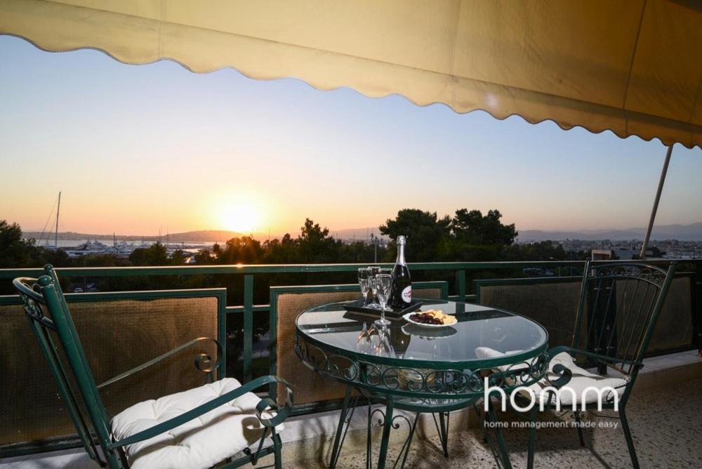 95M² Homm Spectacular Flisvos Marina Sea View Flat Athens Exterior photo