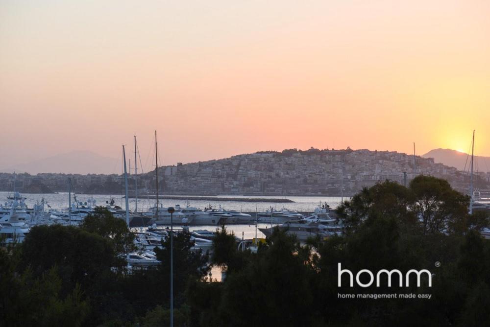 95M² Homm Spectacular Flisvos Marina Sea View Flat Athens Exterior photo